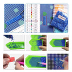 4 Pack Abstract Diamond Art Kits for Adults 24x36inch 5D Gem Paint by Numbers Kit for Adults, Full Drill Fox Diamond Painting Kits for Beginners, DIY Wall Art Crystal Painting Craft Kits Gifts O-86y