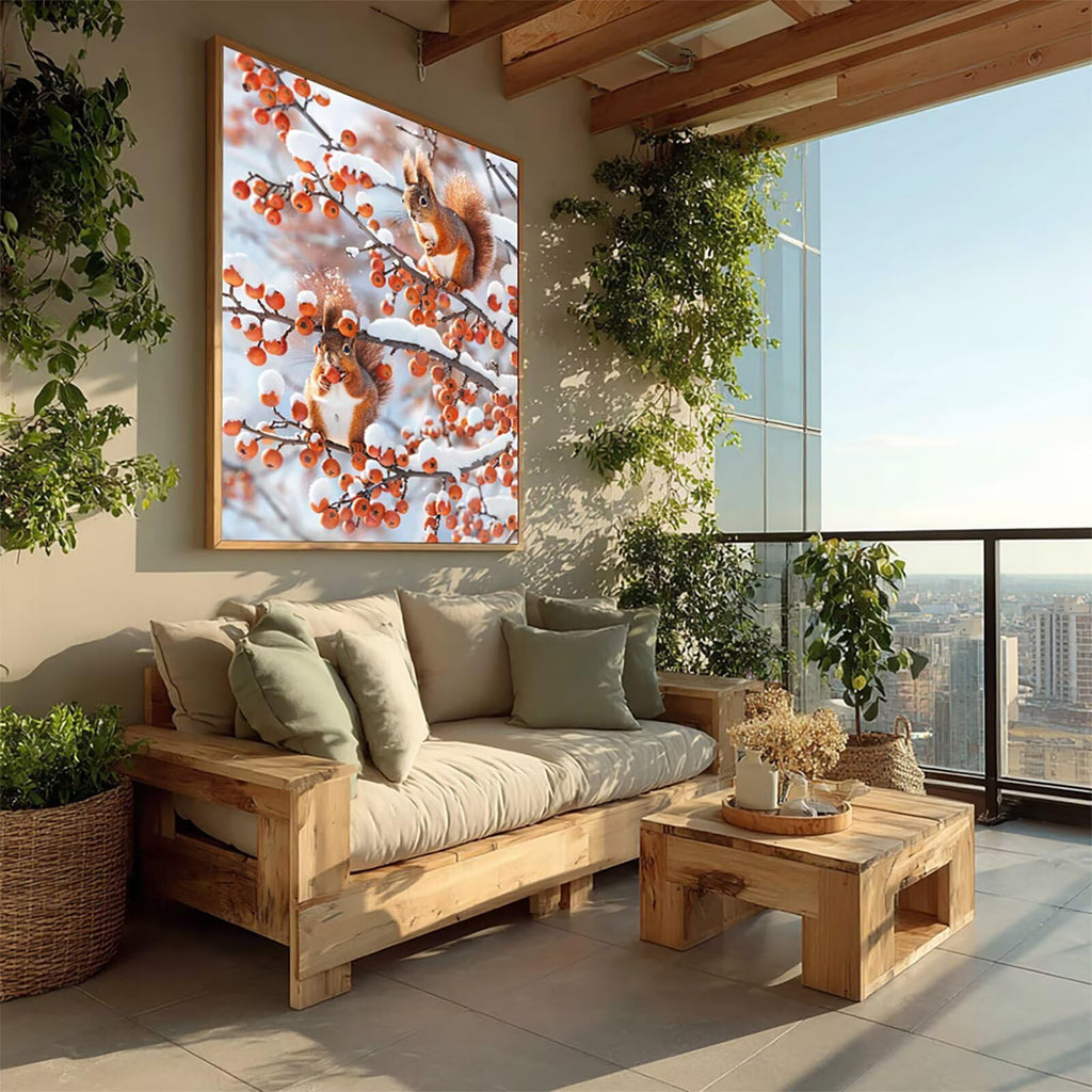 Animal 5D Diamond Art, DIY Diamond Painting Kits Tree, 36x48in 0-7555