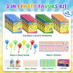 24 Packs Scratch Art Notebook+Sticky Hands+Stickers+Dragon Lamp Craft Kit