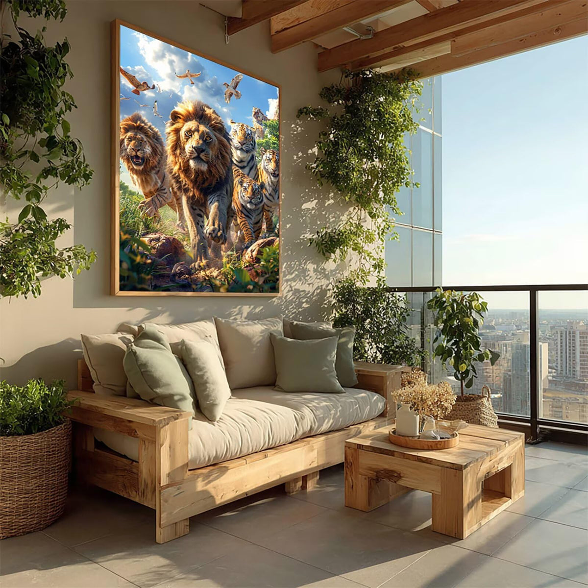 Animal 5D Diamond Art, DIY Diamond Painting Kits Plant, 36x48in 9-2668