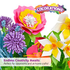 Colorations Bright Construction Paper Smart Pack - (Pack of 6)