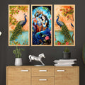 Bhavya Craft Emporium Hub Set of Three Wall Paintings for Wall Decoration Big size Framed Wall Paintings for Living Room & Bedroom Wall Art for Home Decoration & Office Wall Decor (19x10 inch CH-LWD3-2)
