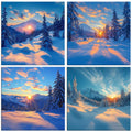 5D Diamond Painting Snow Scenery Diamond Art Kits 32 x 32 in S-884