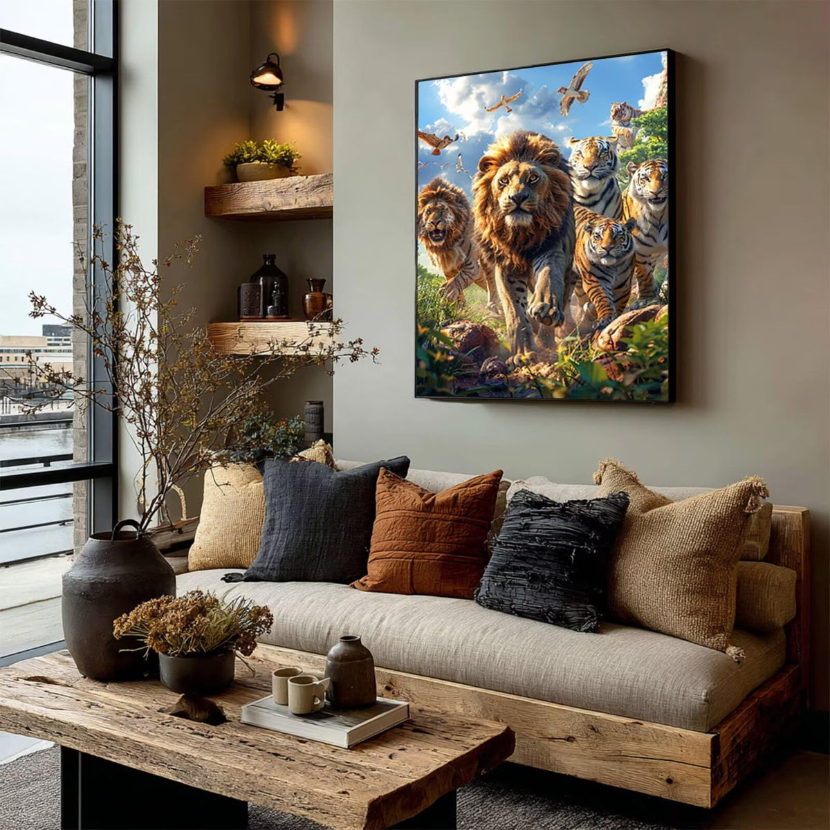 Animal 5D Diamond Art, DIY Diamond Painting Kits Plant, 36x48in 9-2668