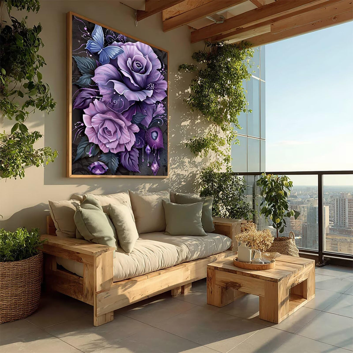 Diamond Art Kits for Adults Flower, 5D Diamond Painting 36x48in, 0-7030