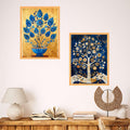 An'Divas Crafts Set of Two Wall Paintings for Wall Dacoration Large Framed Wall Paintings for Living Room & Bedroom Wall Art for Home Decoration & Office Wall Decor (24x18 inch CH-WD2-5)
