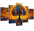 Diamond Painting Kit Abstract Diamond Art Kits for Adults Tree 2 Full Drill Diamond Dots Crystal Rhinestone Gems Arts and Crafts for Home Decor Gifts for Women Teenage Girls 59x118in 5 Panel 0b-1140