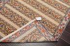 4'x5'9'' Hand Knotted Wool Arts & Craft Oriental Area Rug Beige, Blue