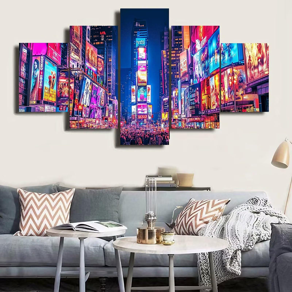 Diamond Painting Kit City Diamond Art Kits for Adults Scenery 3 Full Drill Diamond Dots Crystal Rhinestone Gems Arts and Crafts for Home Decor Gifts for Women Teenage Girls 59x118in 5 Panel 0b-300
