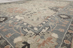 5x8 Rectangular Hand Hooked Handmade Sage Transitional Arts & Crafts Wool Oriental Area Rug Perfect for Living Room, Kitchen, Bedroom, Home Office, Dining Room