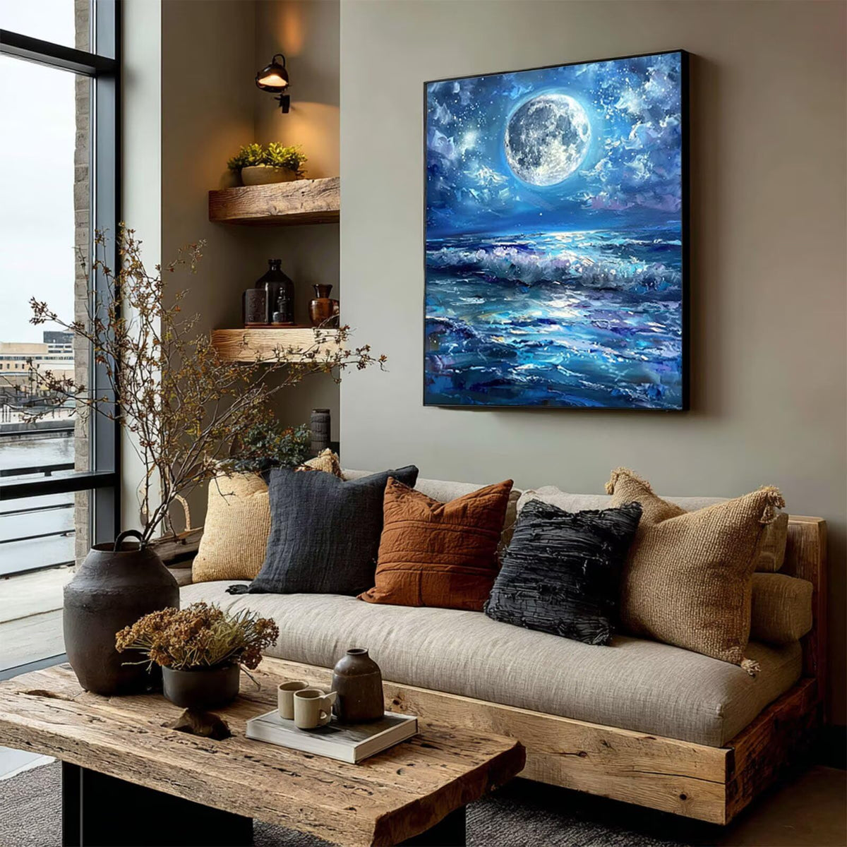 Diamond Art Kits for Adults Moon, 5D Diamond Painting 36x48in, L-9292