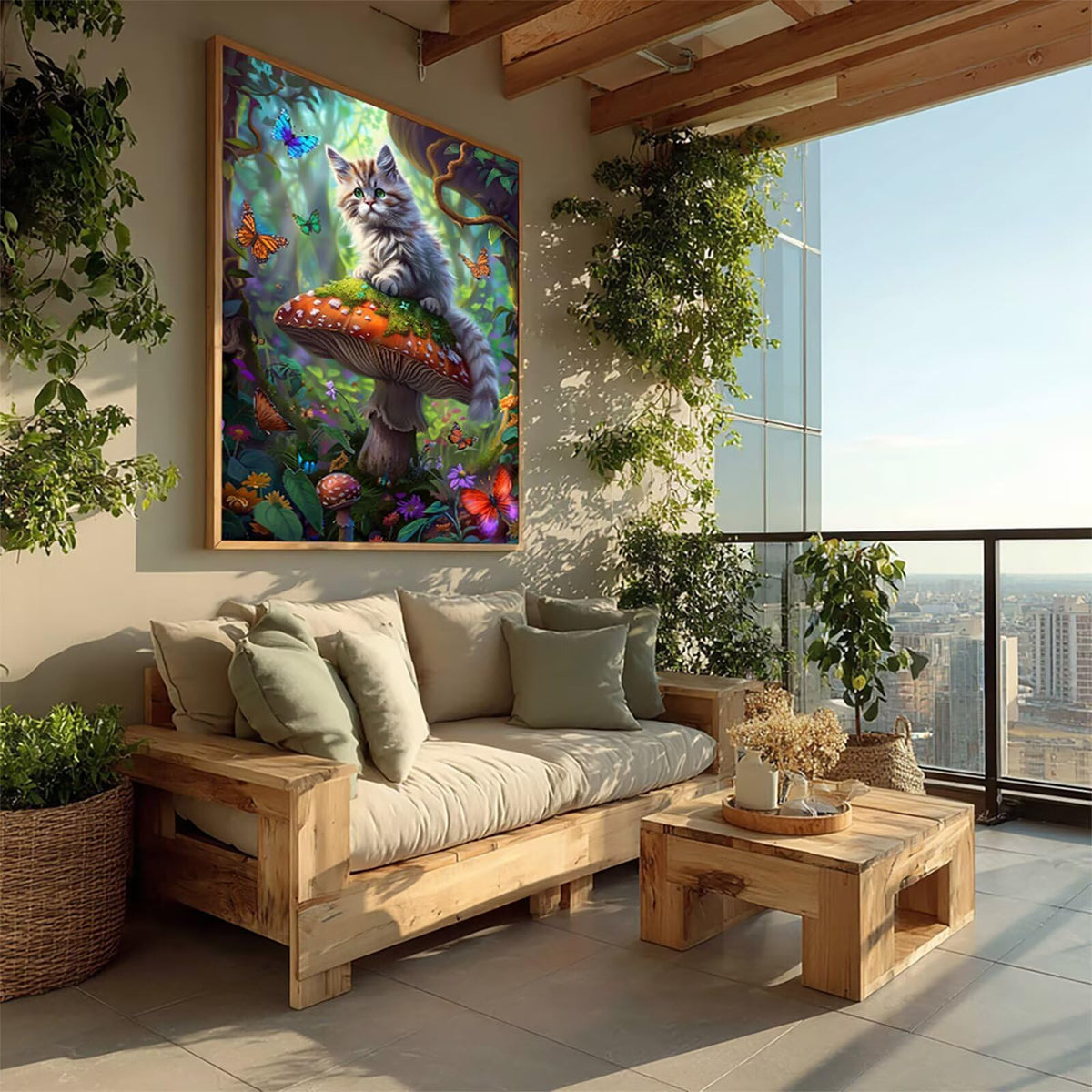 Diamond Art Kits for Adults Cat, 5D Diamond Painting 36x48in, T-6412
