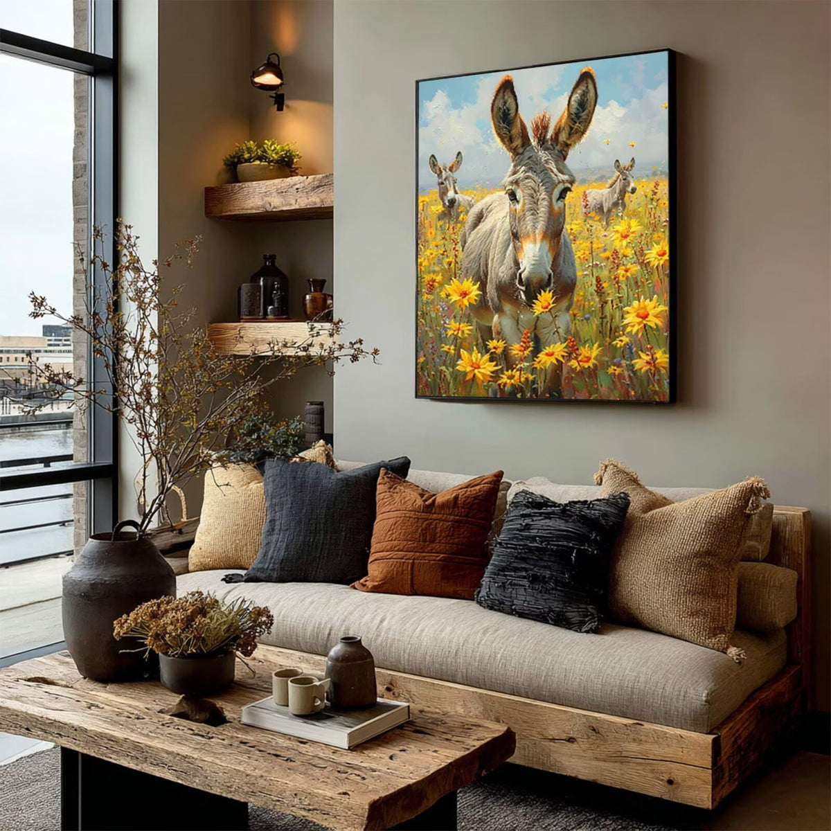 Animal 5D Diamond Art, DIY Diamond Painting Kits Plant, 36x48in I-2841