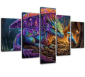 Diamond Painting Kit Bird Diamond Art Kits for Adults Dragon Full Drill Diamond Dots Crystal Rhinestone Gems Arts and Crafts for Home Wall Decor Gifts for Women Teenage Girls 59x118in 5 Panel 0b-788