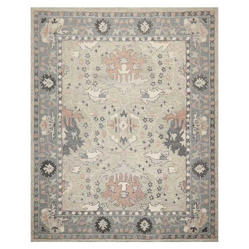 5x8 Rectangular Hand Hooked Handmade Sage Transitional Arts & Crafts Wool Oriental Area Rug Perfect for Living Room, Kitchen, Bedroom, Home Office, Dining Room