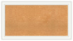 Amanti Art Natural Cork Board for Wall, 45x25 Casual Office Decor