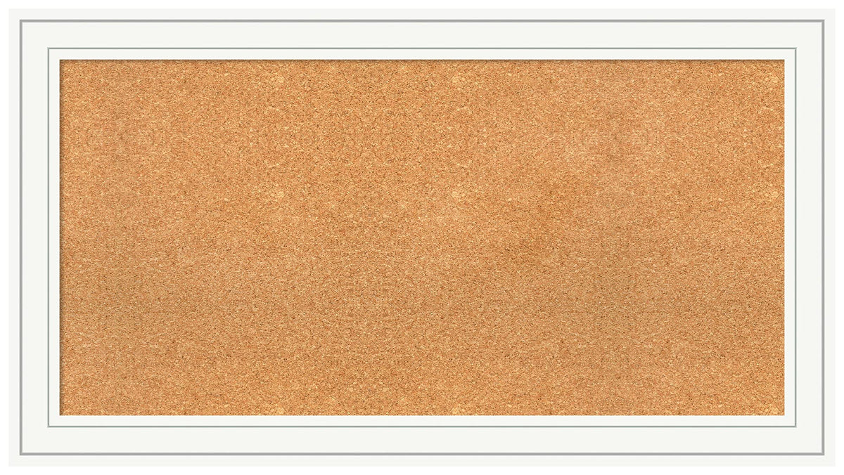 Amanti Art Natural Cork Board for Wall, 45x25 Casual Office Decor